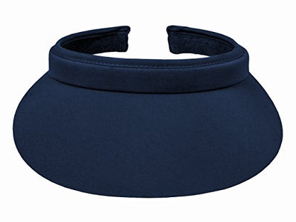 TOP HEADWEAR Nylon Clip-On Visor - color: Navy