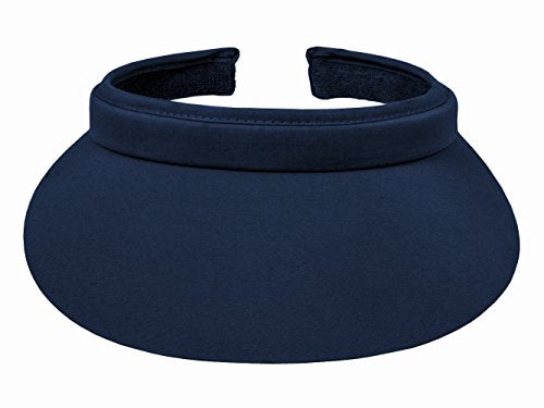 TOP HEADWEAR Nylon Clip-On Visor - color: Navy