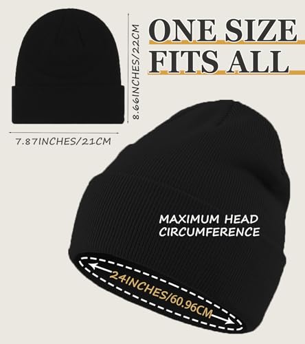 100% Cotton Beanies for Men Women Unisex Cuffed Knitted Skull Cap - color: Navy Blue