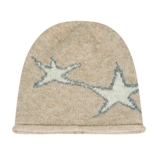 Croogo Slouchy Beanies for Men Women Winter Soft Warm Hat Lightweight & Breathable Slouch Knitted Skull Cap - color: Khaki