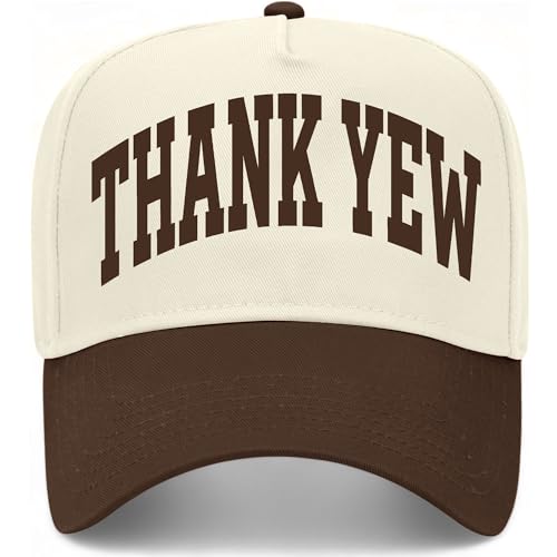 Thank Yew Collegiate Hat - color: Brown/Natural