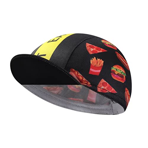 Funny Cycling Cap - Polyester Cycling Hat-Under Helmet - Cycling Helmet Liner Breathable&Sweat Uptake - color: F12