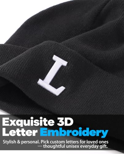 Connectyle Men's Cuffed Beanie Hat Double Layer Knit Winter Watch Cap - color: F0388-l