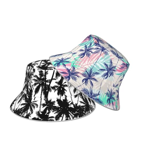 Bucket Hat double sided wearing for women men Summer outdoor fisherman hat - color: Ñõé«ãû³æ5