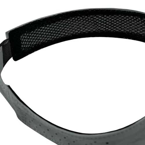 WANDER Sports Sun Visor Hat Mesh Foldable Brim for Men Women Running - color: Dark Grey
