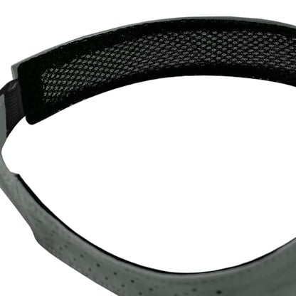 WANDER Sports Sun Visor Hat Mesh Foldable Brim for Men Women Running - color: Dark Grey
