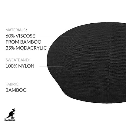 Kangol Bamboo 507 Hat - Mahogany/XXL Ivy Caps & Flat Caps - color: Black, size: Medium