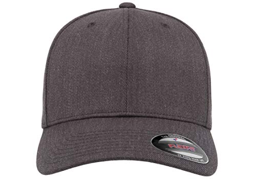 Flexfit Mens Flexfit Wool Blend Hat - color: Dark Heather, size: Large-X-Large