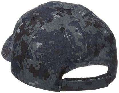 Tru-Spec Head Gear Adjustable Ball Cap Polyester Cotton Rip-Stop - color: Midnight Digital