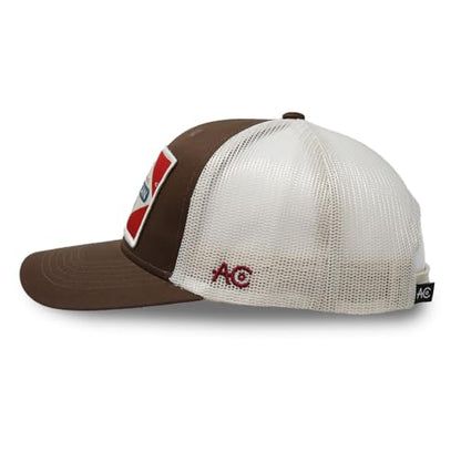 Billboard Adjustable Snapback Western Hat - color: Dark Chocolate/Brown