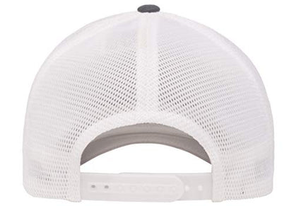 Flexfit 남성용 110 메시 캡 - color: 네이비/화이트, size: 단일 사이즈