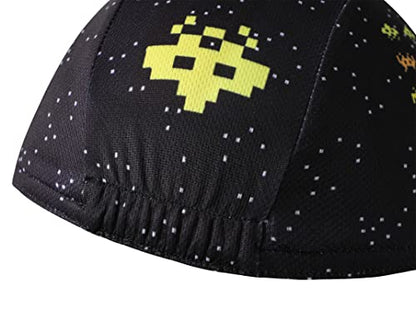 Black Cycling Cap - Polyester Funny Cycling Hat-Under Helmet - Cycling Helmet Liner Breathable&Sweat Uptake - color: Funny 14