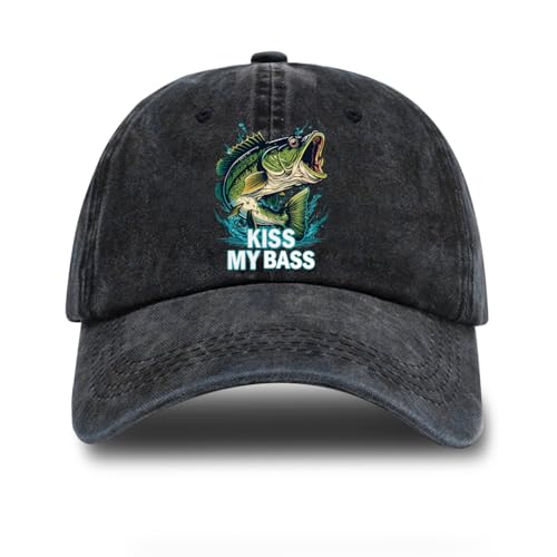 Fishing Adjustable Cotton Baseball Cap, Funny Trucker Hat Gift for Men Women Grandpa Dad Fishing Lover Fisherman - color: C