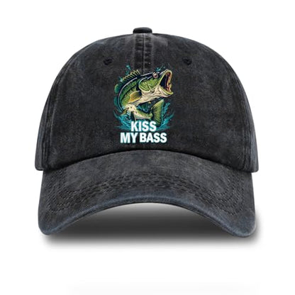 Fishing Adjustable Cotton Baseball Cap, Funny Trucker Hat Gift for Men Women Grandpa Dad Fishing Lover Fisherman - color: C