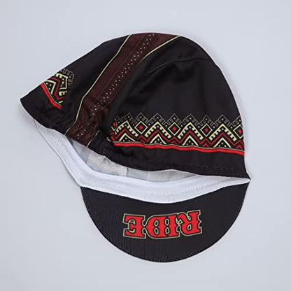 Cycling Cap - Polyester Road Cycling Hat-Under Helmet - Cycling Helmet Liner Breathable&Sweat Uptake - color: Da9