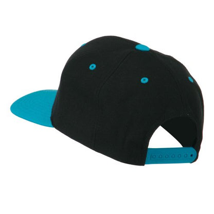 e4Hats.com Fly Embroidered Flat Bill Cap - color: Black Blue Green