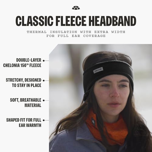 Turtle Fur Bang Band - Warm Headbands for Men and Women - color: Forest