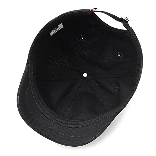 Faringoto Men's Cotton Short Brim Baseball Cap Casual Peaked Cap Ladies Versatile Equestrian Sun Hat - color: 01-khaki