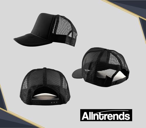 ALLNTRENDS Trucker Hat Embroidered Europe Champ Team Fan Snapback - color: Gold, size: One Size
