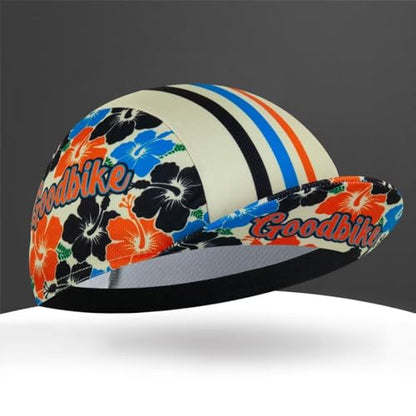 Cycling Cap for Man and Woman Cycling Hat Under Helmet-Polyester Breathable Sweat Absorbent - color: Flo-9
