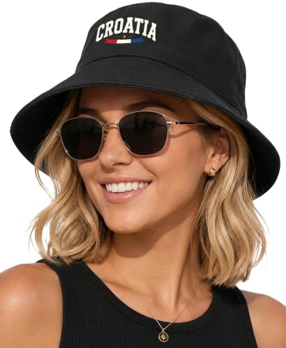 National Elements Print Bucket Hat Packable Breathable Sun Cap for Men and Women - color: Black01