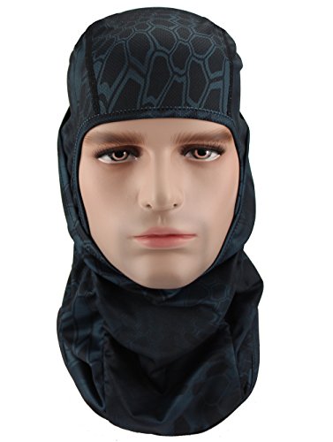 GANWAY Windproof Cap Tactic CS Motorcycle Mask Sunscreen Hat Ski Balaclava Headgear - color: Black
