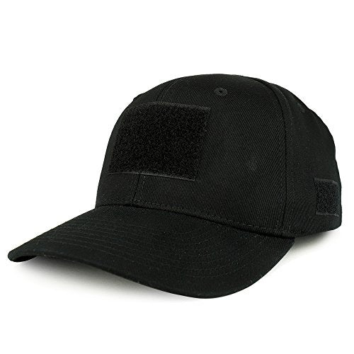 Armycrew Military Tactical Patch Structured Operator Baseball Cap - color: Black