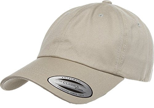 Flexfit/Yupoong 6245CM Low Profile Cotton Twill (Dad Cap) - color: Khaki