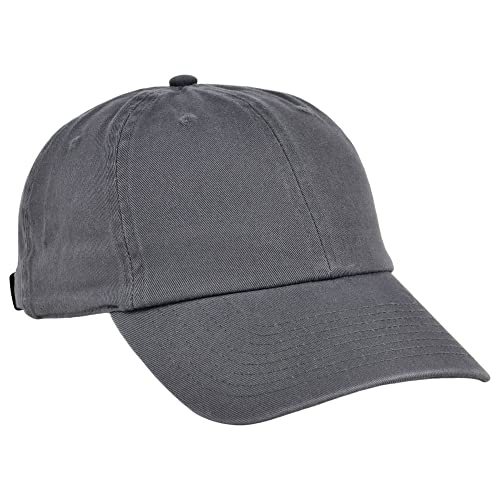 Lids Blank Baseline Dad Adjustable Strapback Hat - color: Charcoal