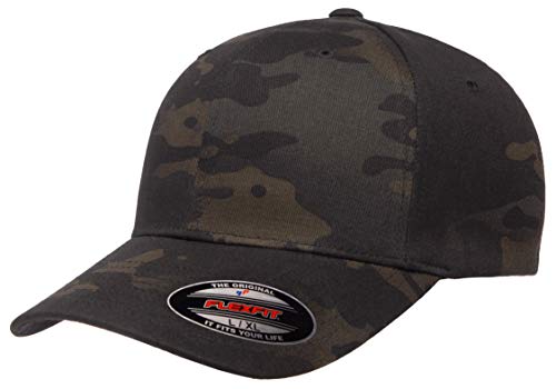 Flexfit Delta Seamless Carbon Cap - color: Multicam Black, size: Large-X-Large