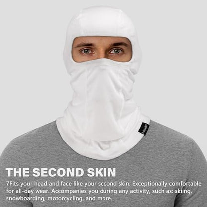 Summer Cooling Balaclava UPF 50+ Full Face Cover Lightweight for Men Women - color: Beige
