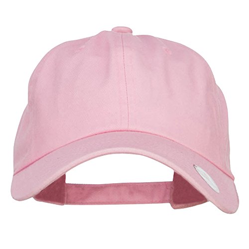 Nissi Unstructured Cotton Twill Washed Cap - color: Lt Pink