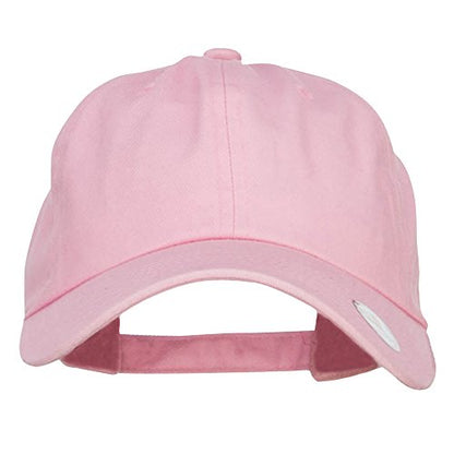 Nissi Unstructured Cotton Twill Washed Cap - color: Lt Pink