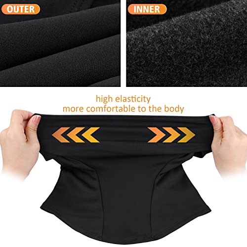 KGC Winter Balaclava for Men Women, Thermal Ski Mask Cold Weather Face Mask - color: Black