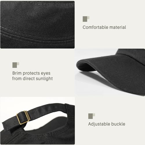 Glamorstar Unisex Cadet Army Hats 4 Pieces Military Flat Top Newsboy Cap - color: Black+grey+brown+beige