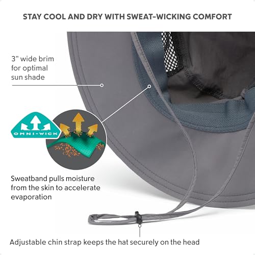 Columbia Unisex Bora Bora Booney Sun Protection Hat - color: City Grey