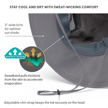 Columbia Unisex Bora Bora Booney Sun Protection Hat - color: City Grey