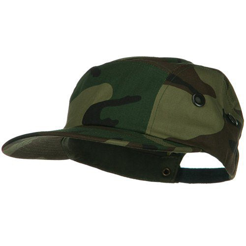 e4Hats.com 5 Panel Camouflage Twill Cap - color: Multicoloured