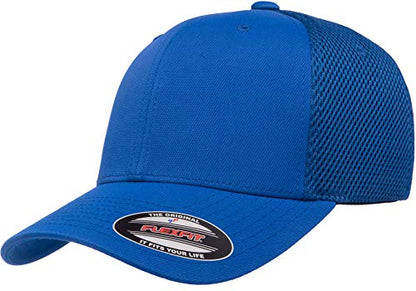 Flexfit Unisex Mesh Fitted 2-Tone Trucker Hat, One Size - color: Royal, size: Small-Medium