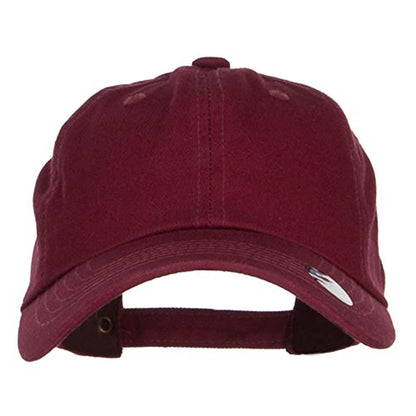 Nissi Unstructured Cotton Twill Washed Cap - color: Wine
