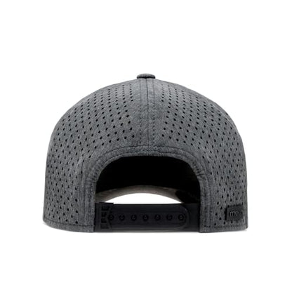 melin A-Game Hydro, Men’s Performance Snapback Hat - color: Heather Charcoal, size: Small
