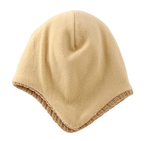 Home Prefer Toddler Boys Girls Hats Earflaps Fleece Knit Beanie Kids Winter Hat - color: Khaki, size: 2-5T