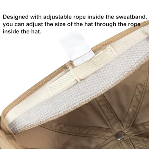 Toddler 8 Panel Cotton Newsboy Cap - color: Khaki, size: 12-24 Months