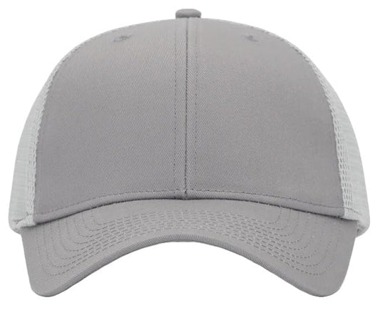 Mens Mesh Snapback Trucker Hat Baseball Cap, Fits OSFM&XXL Head - color: Grey, size: X-Large-XX-Large