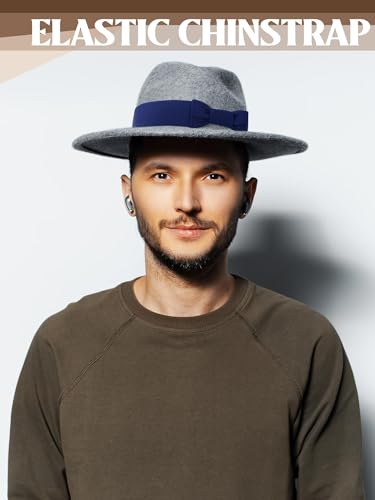 Tigeen 6 Pcs Bowknot Hat Band for Women Cowboy Panama - color: Cool Colors