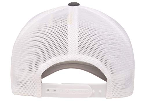 Flexfit 110 Mesh Cap One Size - color: Charcoal/White, size: One Size