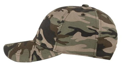 TK Flex Blank Hats, Adjustable Plain Hats, Casual Women's and Men's Hats, Baseball Caps for Patches and Embroidery, 12 Pack - color: Jungle Camo