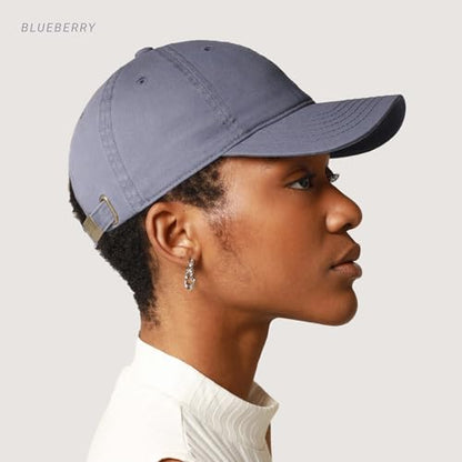 CHOK.LIDS Everyday Premium Cotton Dad Hat Adjustable Baseball Cap Unisex - color: Blue Jean