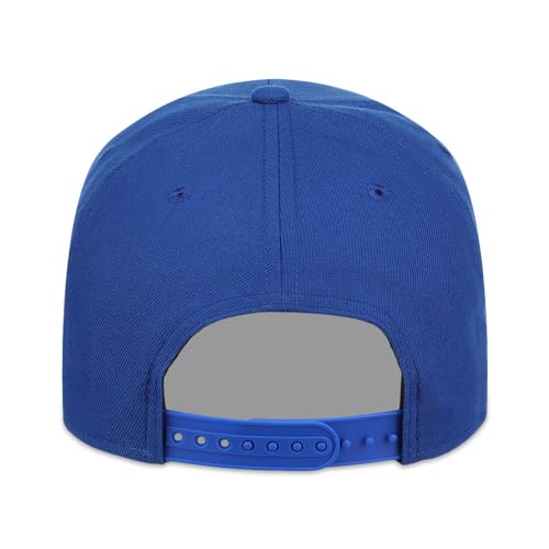 Lids Blank Hook Shot A-Frame Adjustable Snapback Hat – Breathable Mesh & Lightweight | Curved Bill | One Size Fits Most - color: Royal Blue