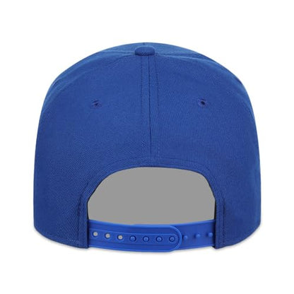 Lids Blank Hook Shot A-Frame Adjustable Snapback Hat – Breathable Mesh & Lightweight | Curved Bill | One Size Fits Most - color: Royal Blue